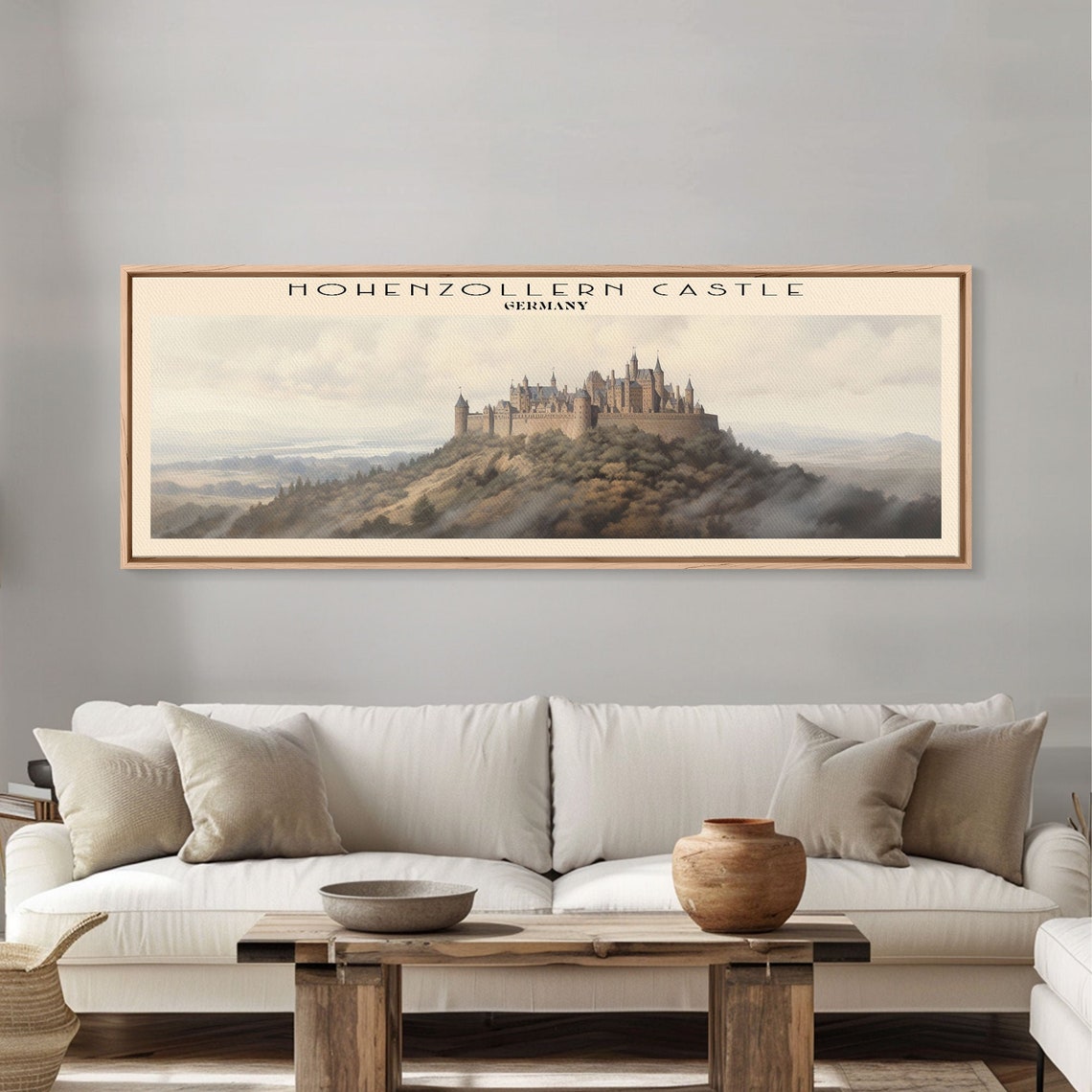 Hohenzollern Castle Germany Hilltop Fortress Valley View Travel Poster - Image 5