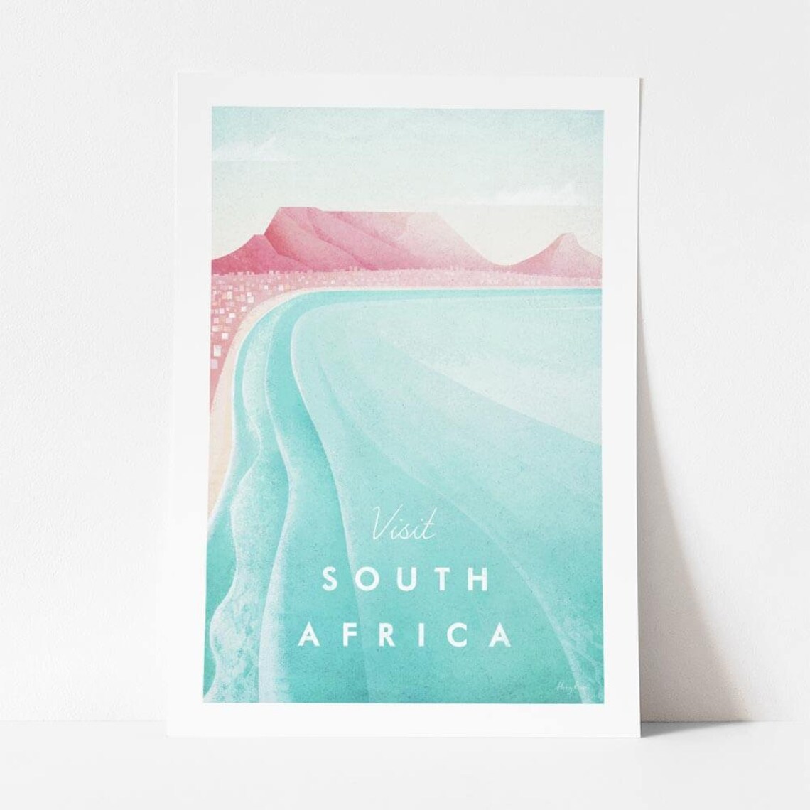 South Africa Vintage Retro Travel Poster Print - Image 4