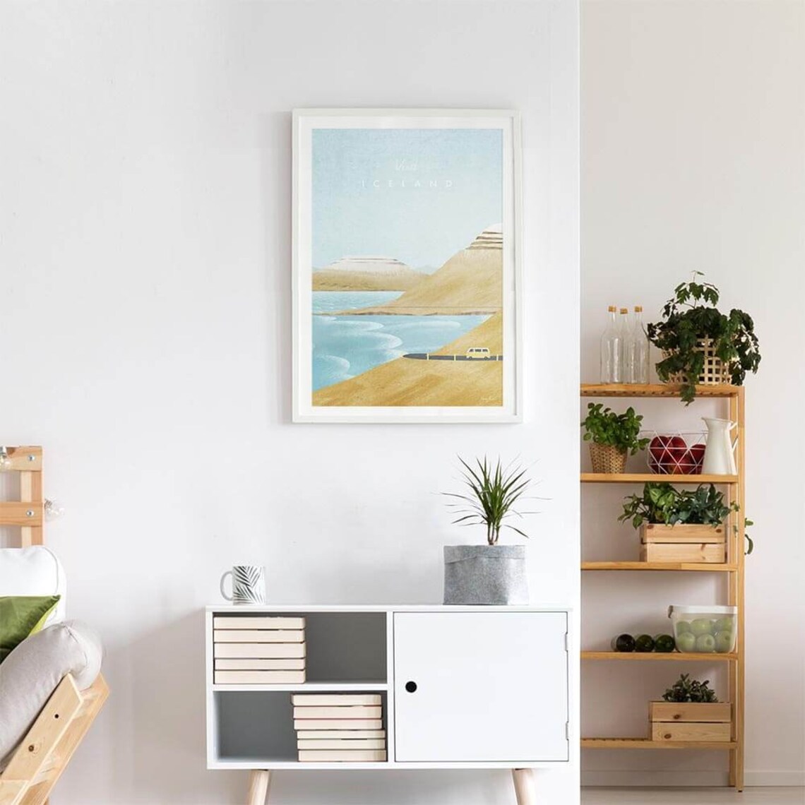 Iceland Vintage Retro Travel Poster Art Print - Image 3