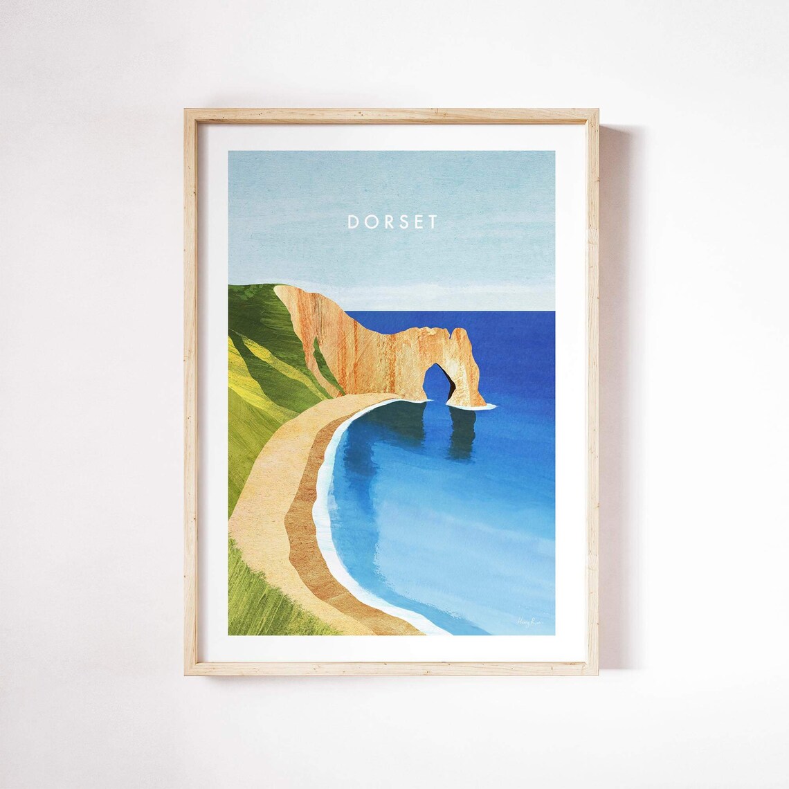 Dorset Durdle Door Beach Poster Print, Henry Rivers