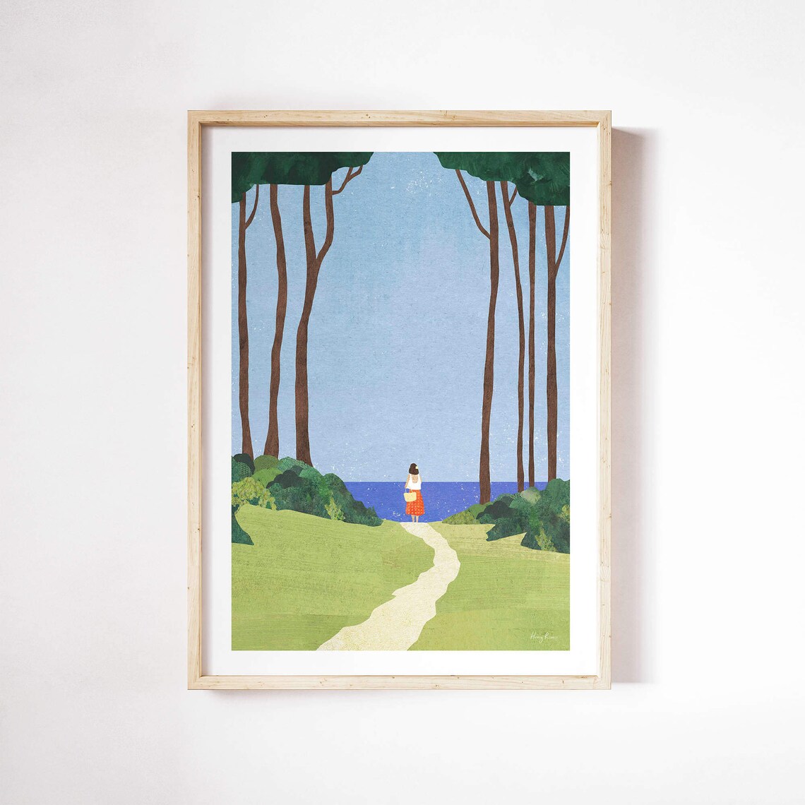 Day Trip Coastal Forest By Henry Rivers, Art Print