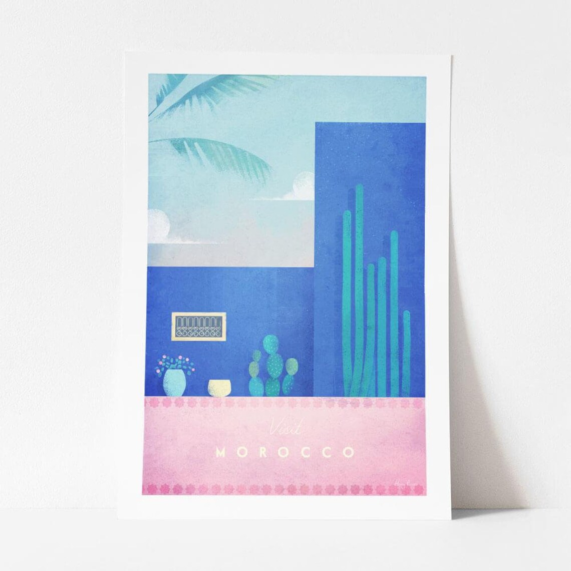 Morocco Travel Poster Print, Minimalist Vintage Retro Style - Image 4