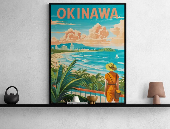 Okinawa Vintage Poster Stunning Tropical Art For Home Decor Ideal Wall Art Gift For Travel Lovers And Enthusiasts