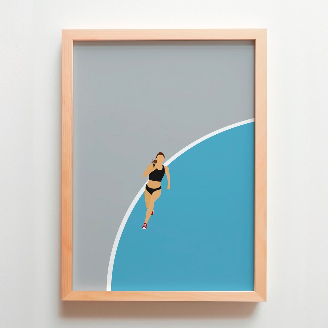 Runner Poster, Marathon Athletics Art Print - Image 4