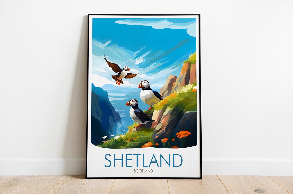 Shetland Print Shetland Islands - Image 2