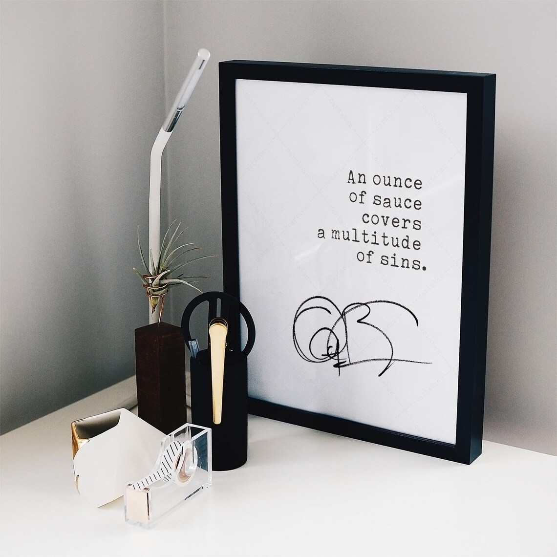 Anthony Bourdain Quote Kitchen Wall Art Print - Image 2