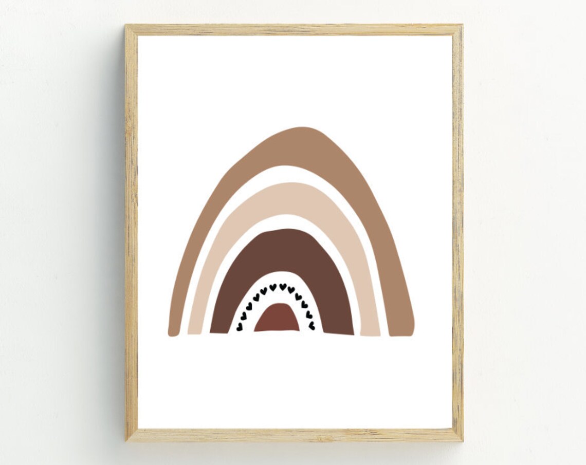 Rainbow Diversity Equality Inclusive Poster, Art Print