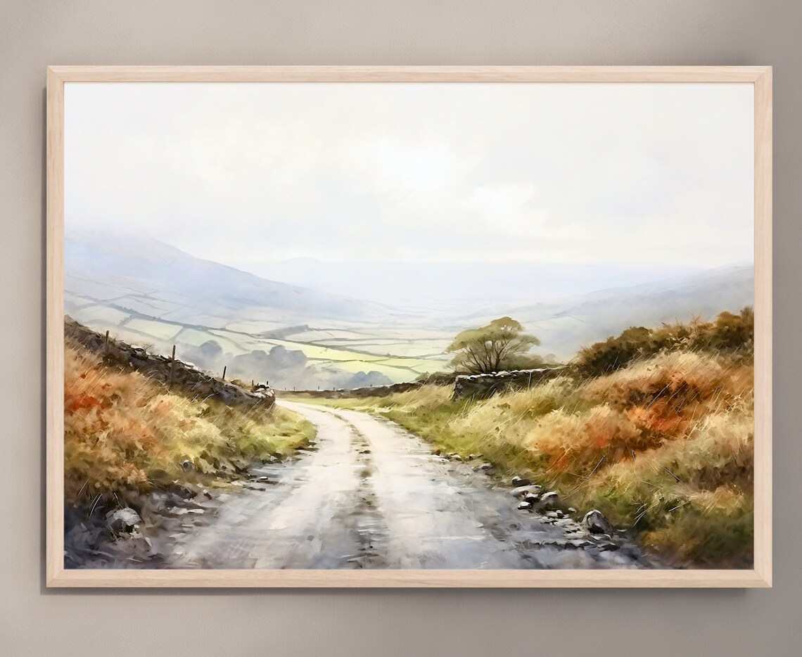 Ring Of Kerry Watercolor Print, Ireland Landscape - Image 3