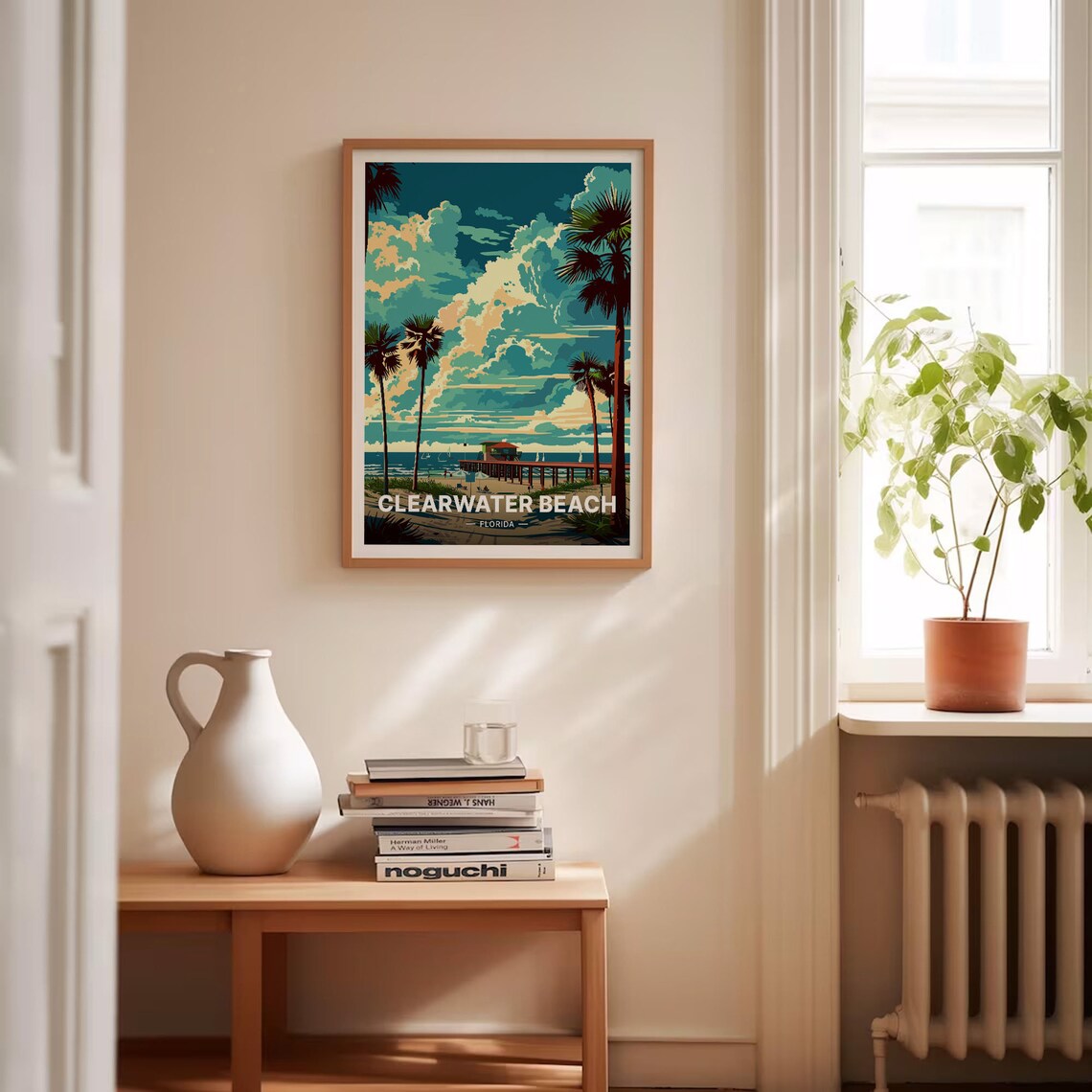 Clearwater Beach Florida Travel Poster, Coastal Decor - Image 4