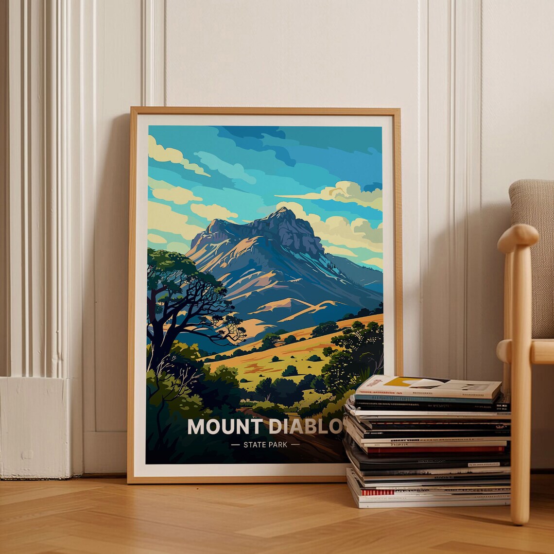 California Mount Diablo State Park Travel Poster