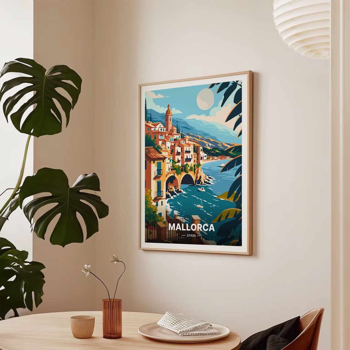Mallorca Spain Vintage Travel Poster Art Print - Image 2