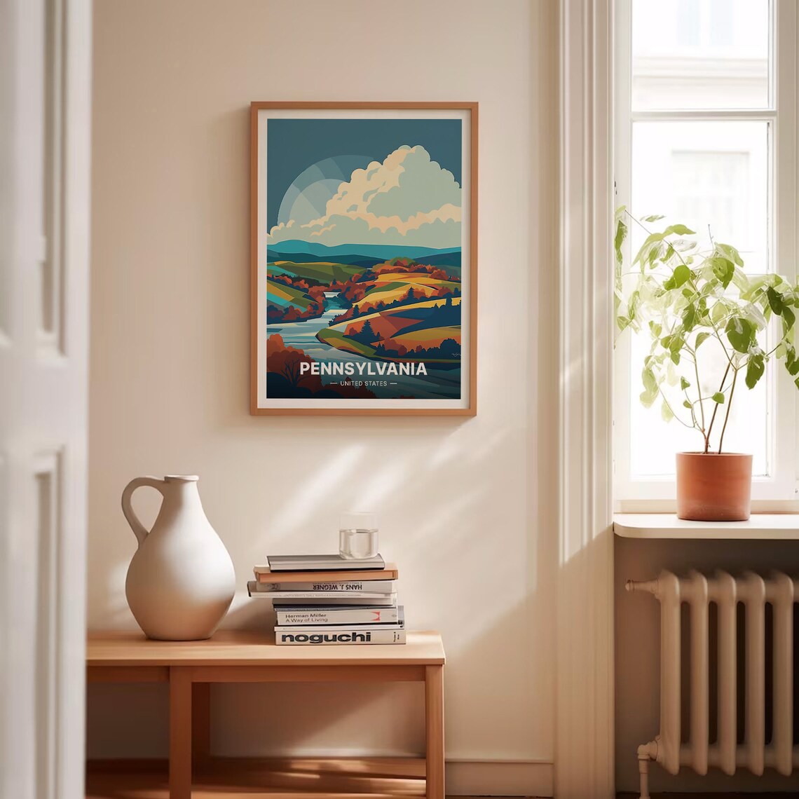 Pennsylvania Travel Poster, Traditional Scenic Art Print - Image 4