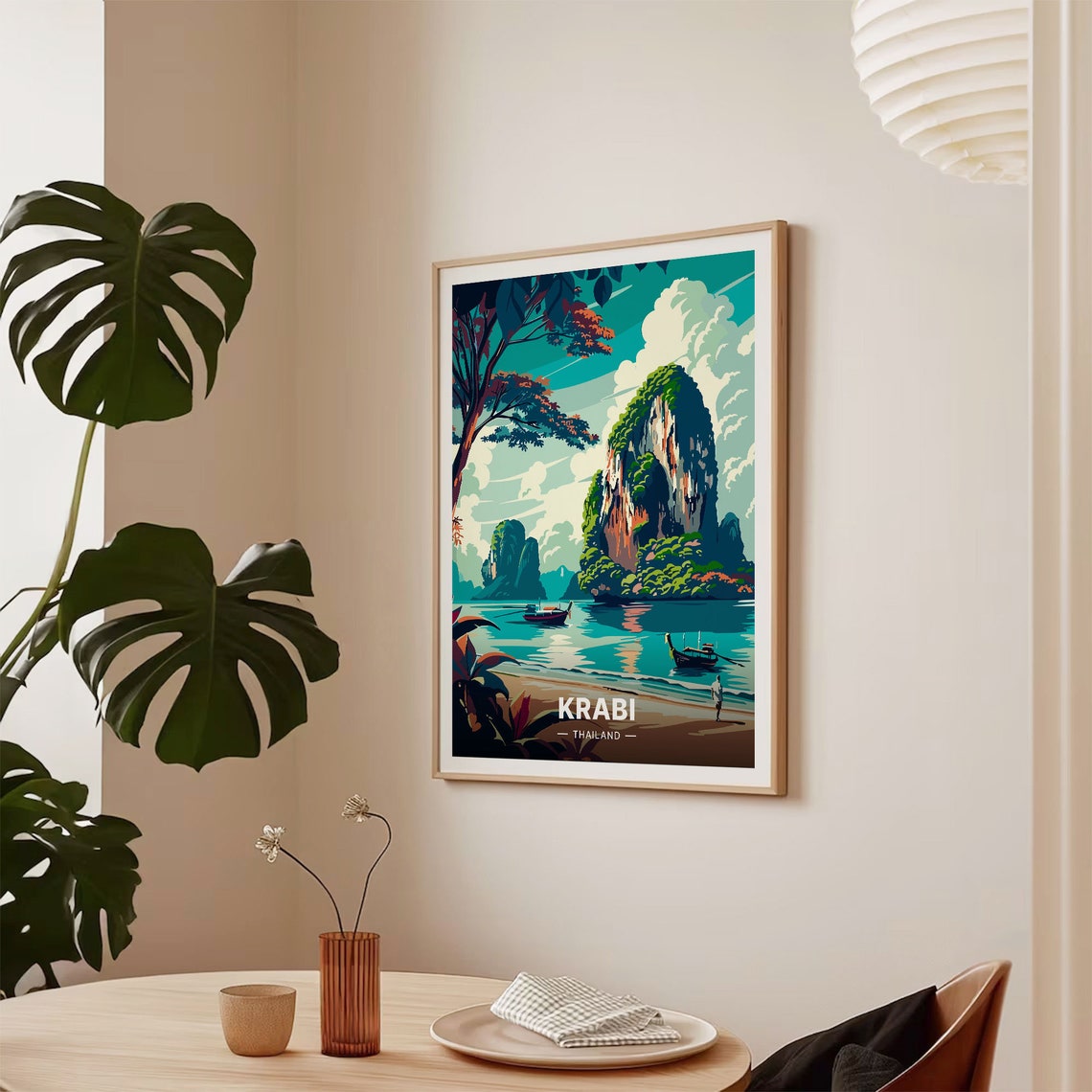 Krabi Thailand Poster Travel Inspired Wall Art Home Office Decor Ideal Gift For Wanderlust Enthusiasts C20 310 - Image 2
