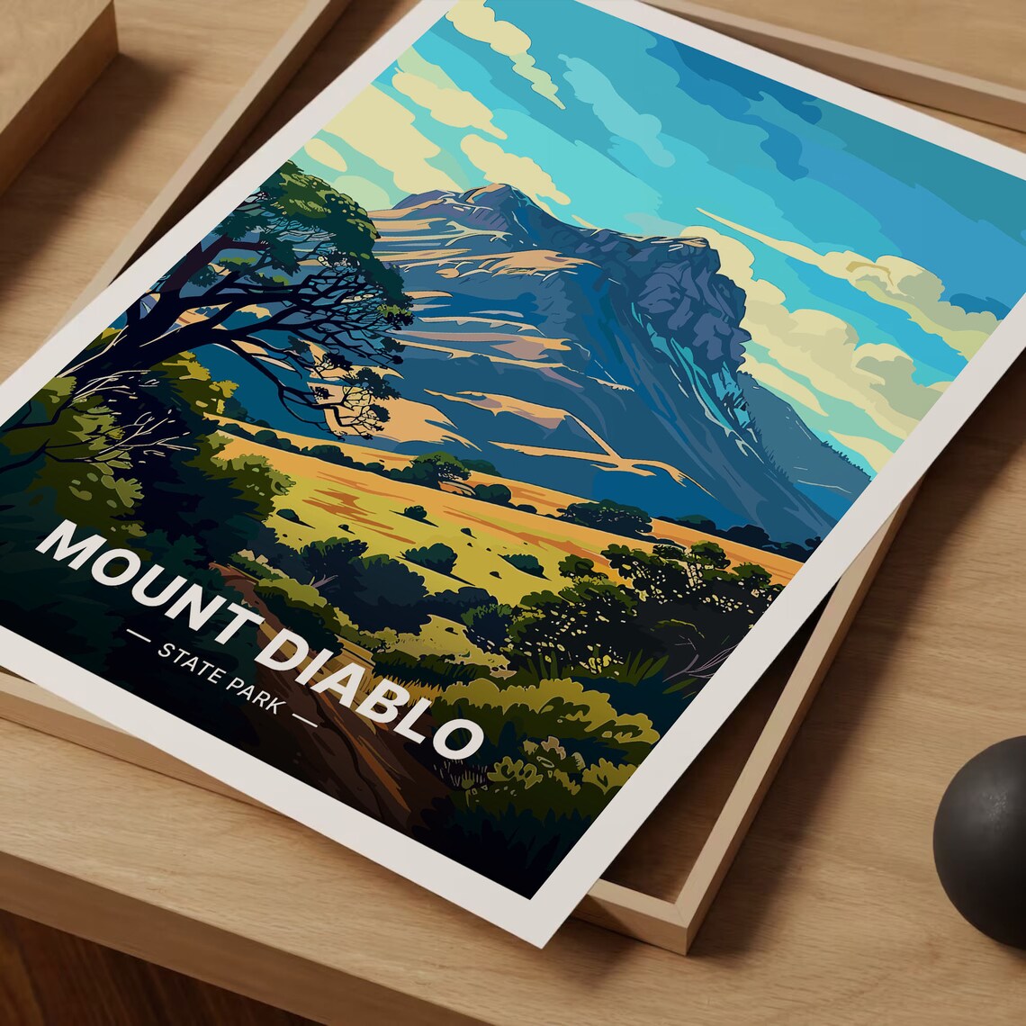 California Mount Diablo State Park Travel Poster - Image 3