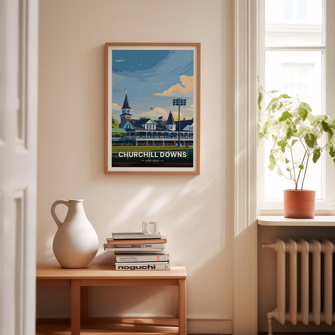 Kentucky Travel Poster, Churchill Downs Racing Art - Image 4
