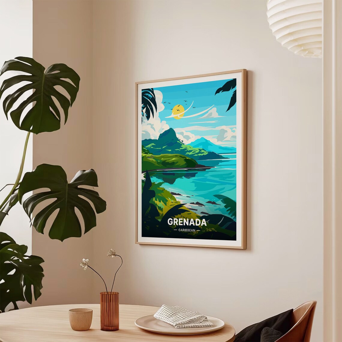 Grenada Travel Poster, Caribbean Wall Art - Image 2