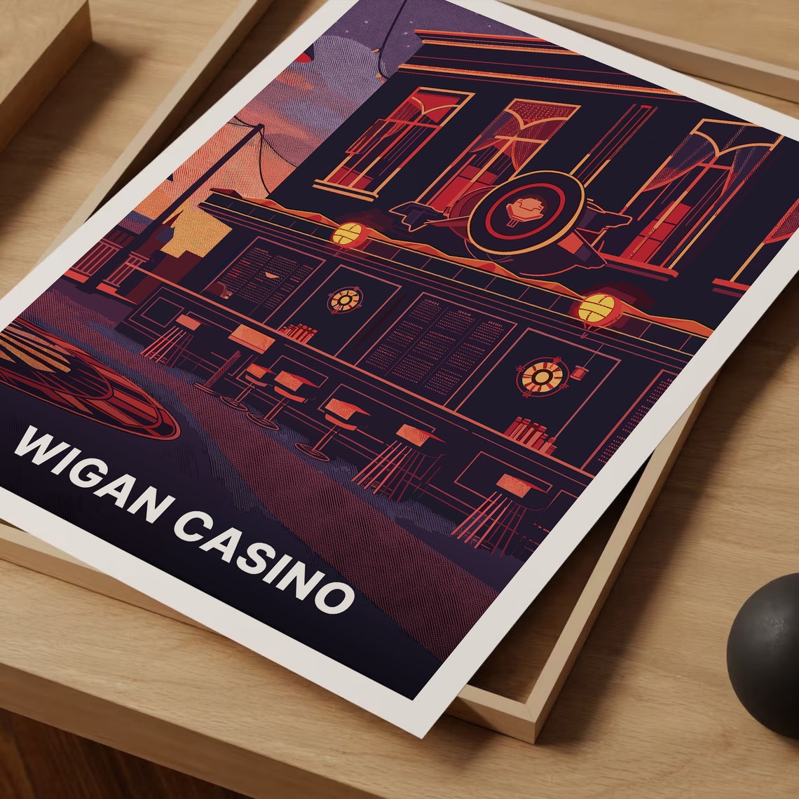 Northern Soul Wigan Casino Travel Poster Retro Dance Music Venue Art Disco Club Wall Decor Collectors Item C20 1763 - Image 3