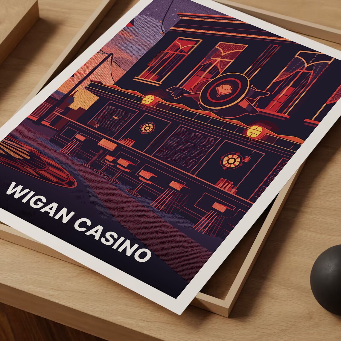 Wigan Casino Northern Soul Nightclub Retro Music Venue Poster - Image 3