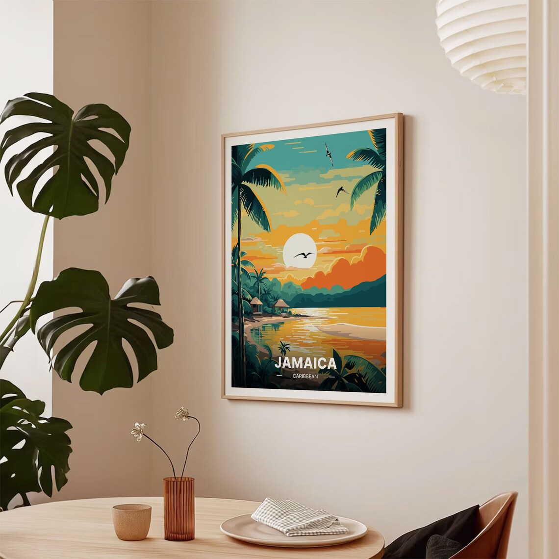 Jamaica Travel Poster, Caribbean Wall Art Print - Image 2