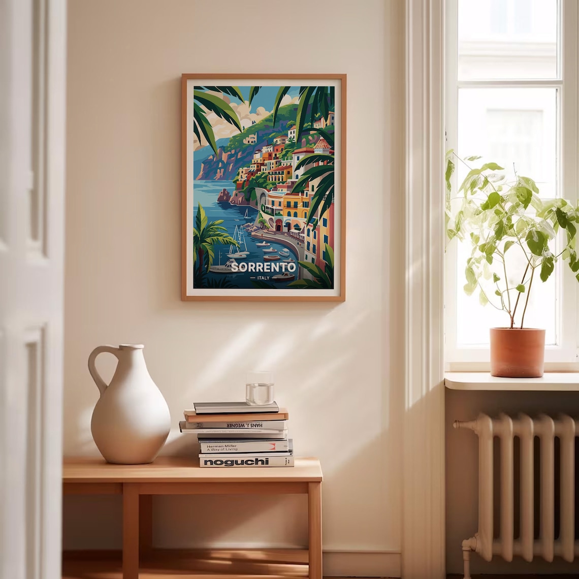 Sorrento Italy Vintage Travel Poster, Coastline Art Print - Image 4