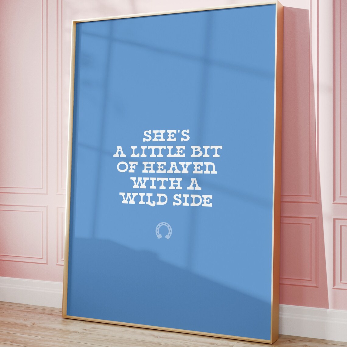 She's A Little Bit Of Heaven With A Wild Side Cowgirl Poster - Image 2