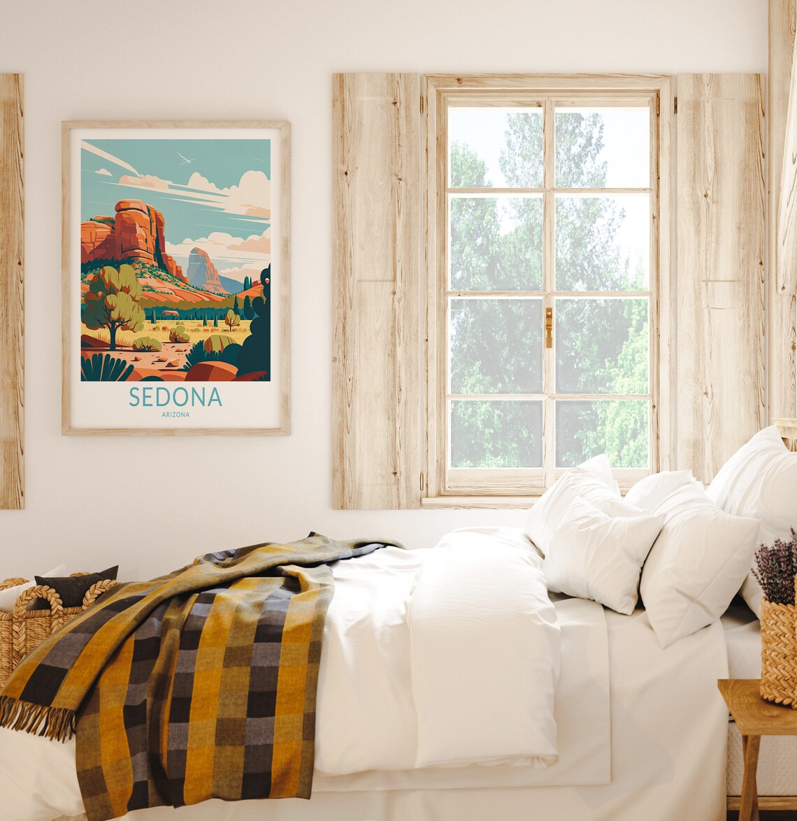 Sedona National Park Travel Poster, Arizona Wall Art - Image 2