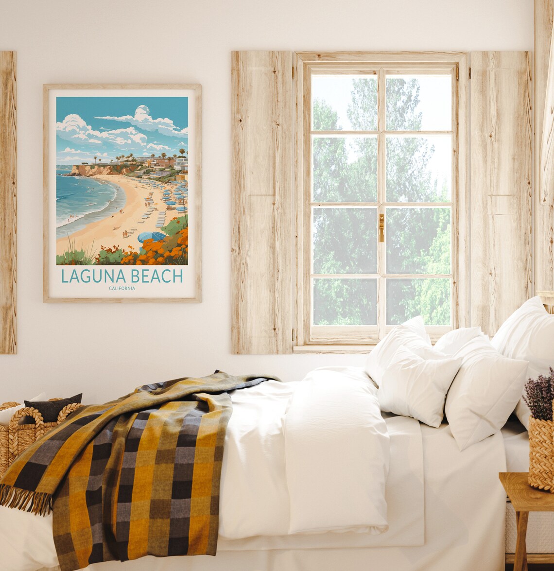 Laguna Beach California Travel Poster, Coast Decor - Image 2