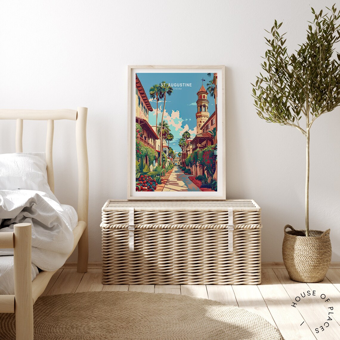 St. Augustine Florida Travel Poster, City Wall Art - Image 3