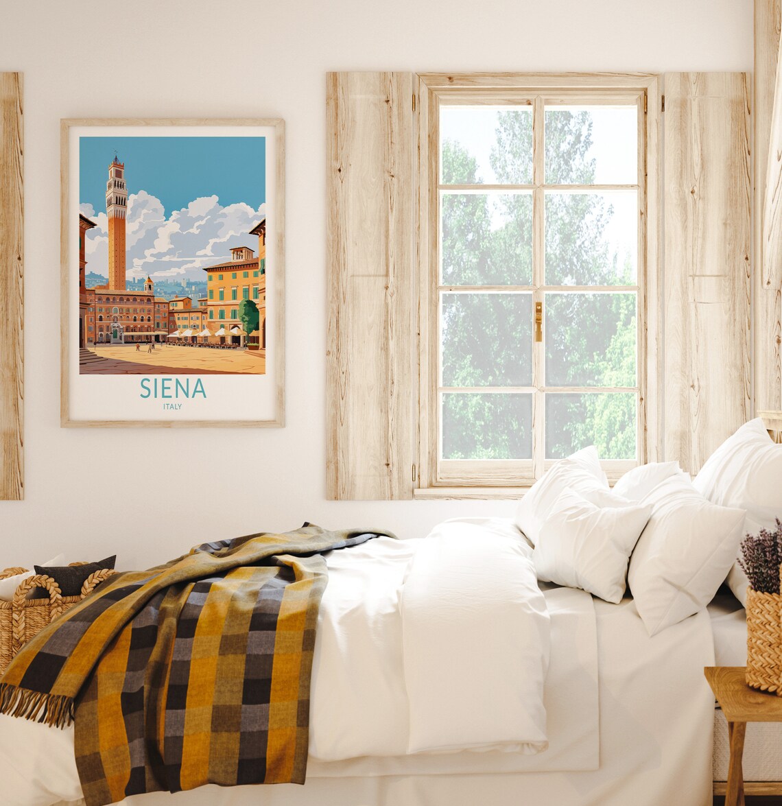 Siena Italy Travel Poster, City Travel Art Print - Image 2
