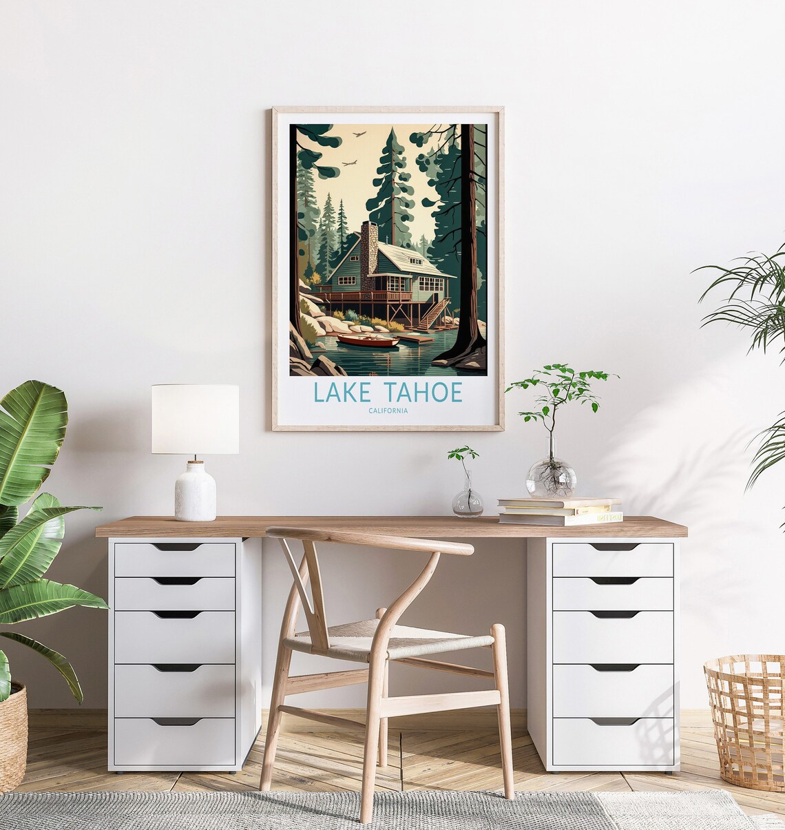 Lake Tahoe Travel Poster, California National Park - Image 2