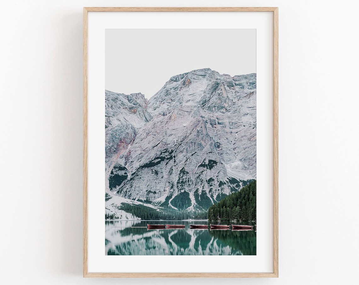 Mountain Landscape Nature Photography Poster Print - Image 2