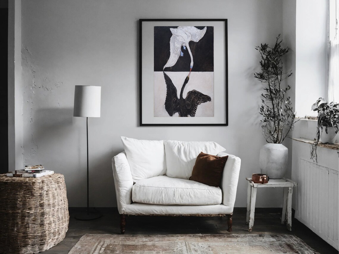 Hilma Af Klint The Swan No. 1 Abstract Art Print - Image 5