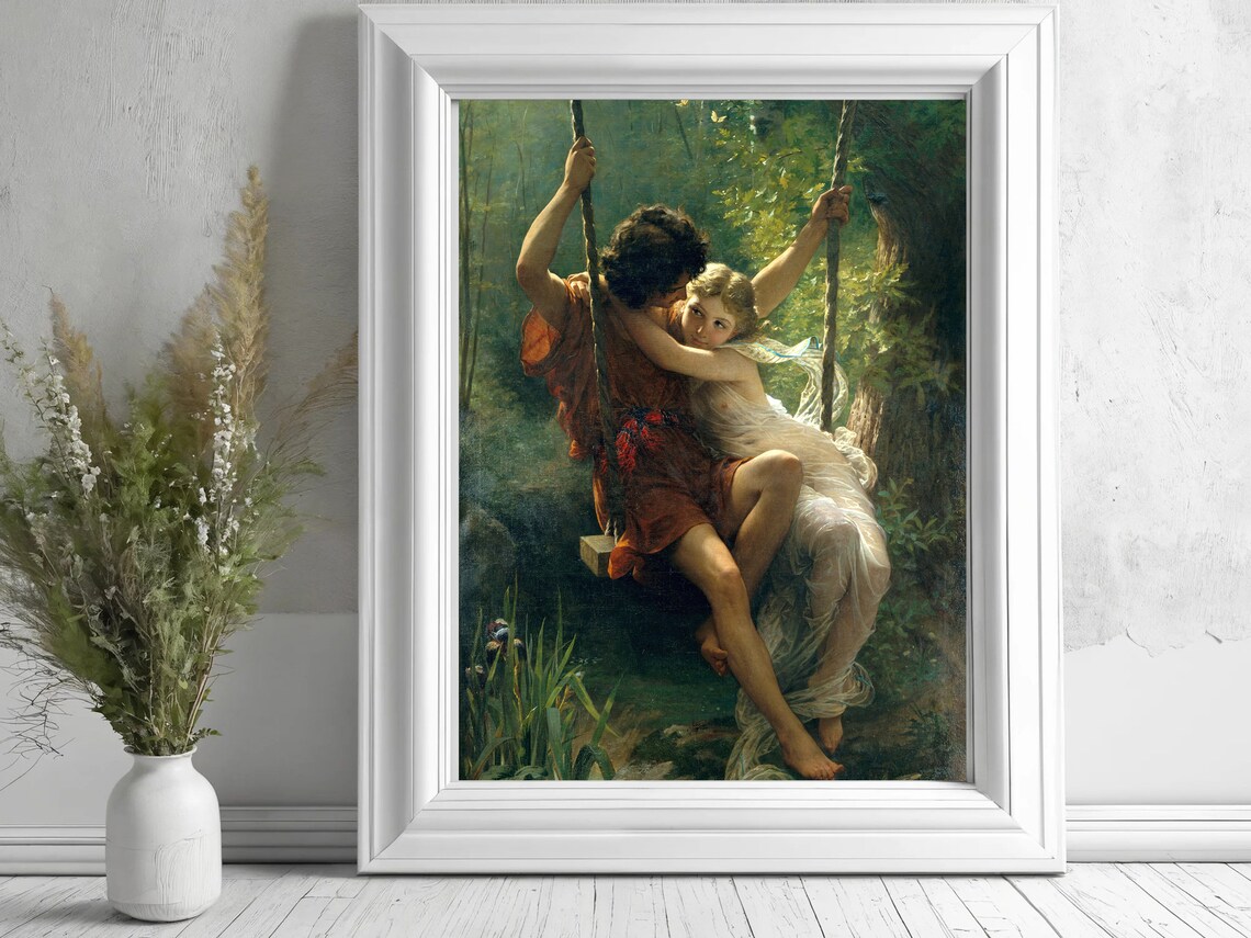 Springtime by Pierre-Auguste Cot, Vintage Art Print - Image 2