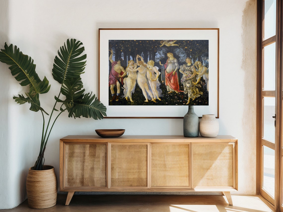 Botticelli Primavera Allegory of Spring Renaissance Masterpiece Poster - Image 5