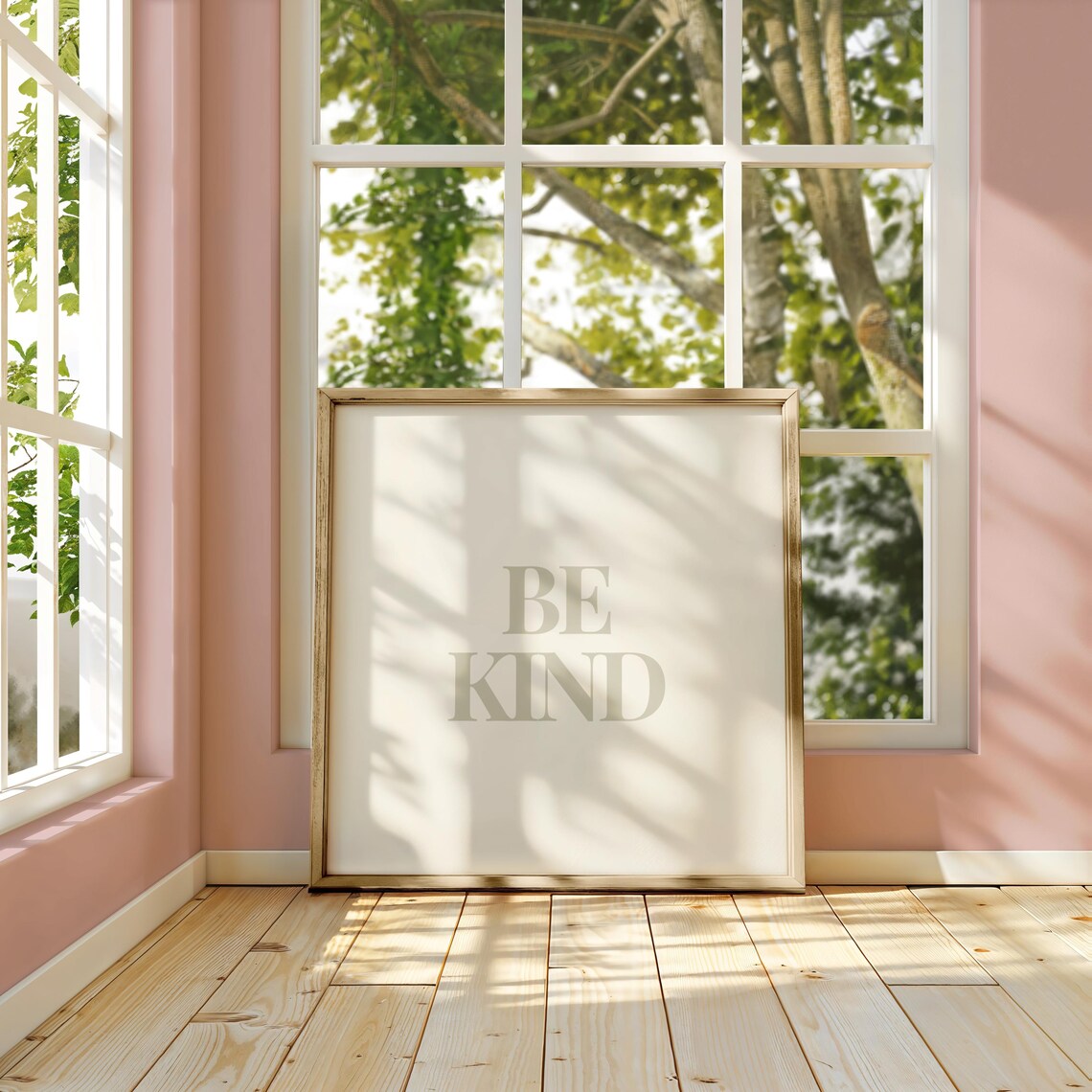 Be Kind Print, Minimalist Typography Quote - Image 2