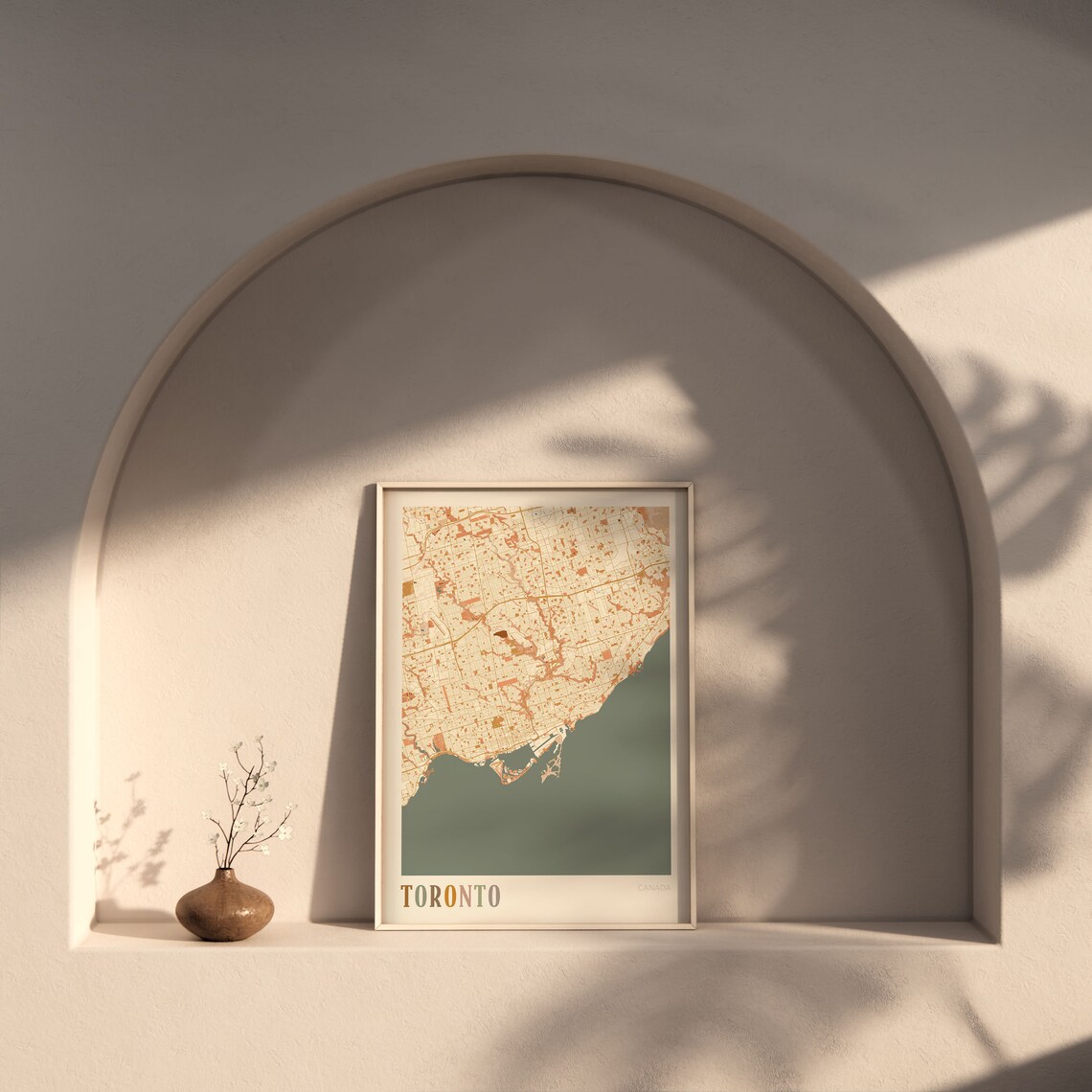 Toronto Map Poster, Boho Toronto Ontario Art Print - Image 2