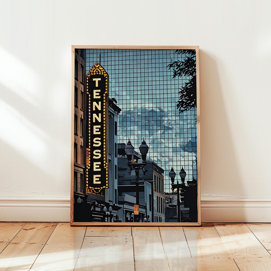 Knoxville Print Knoxville Watercolor Decor Knoxville Wall Art Travel Gift Unique Home Decor Travel Poster Print Knoxville Travel