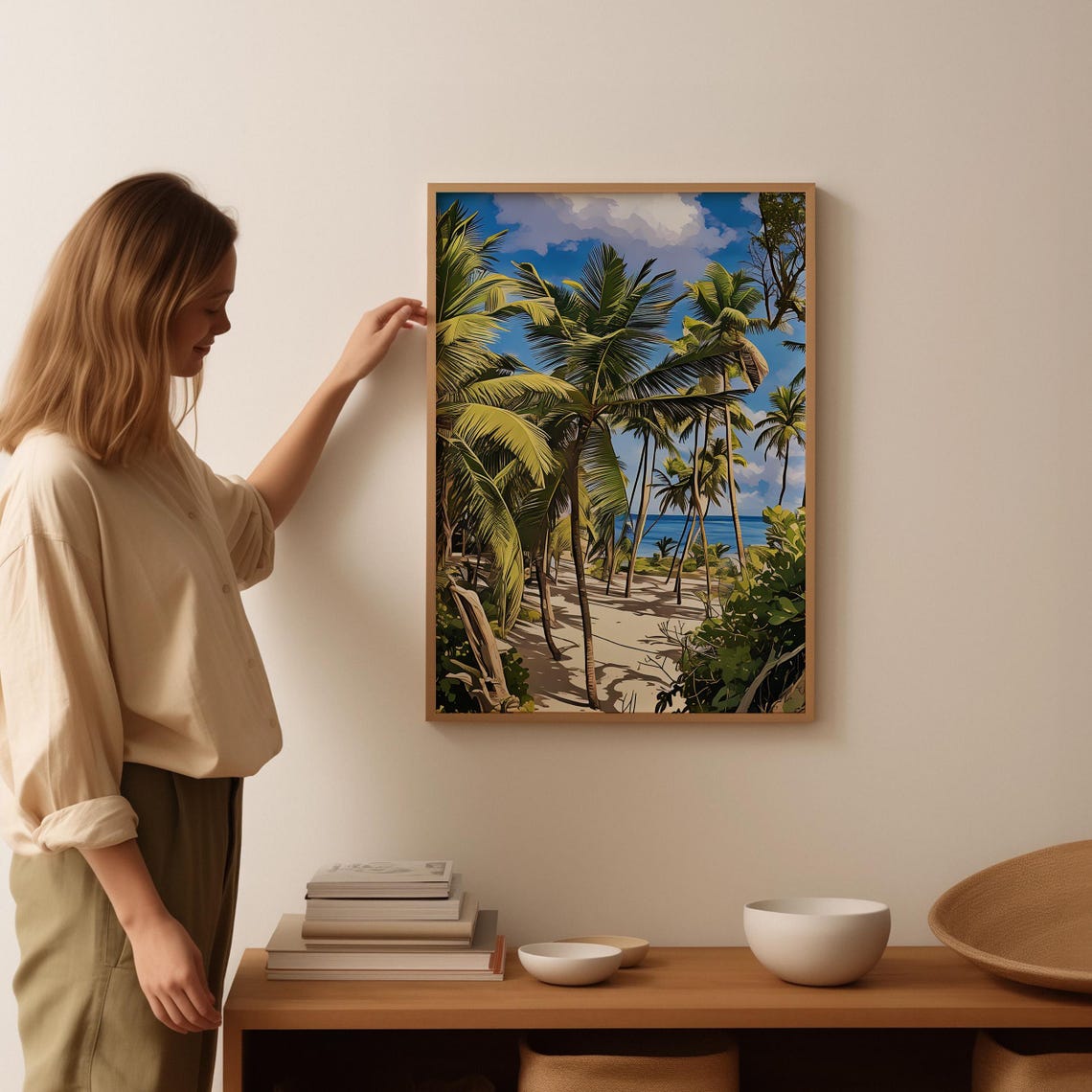 Martinique Watercolor Art Martinique Wall Art Martinique Painting Martinique Artwork Travel Poster Print Martinique Art Print - Image 3