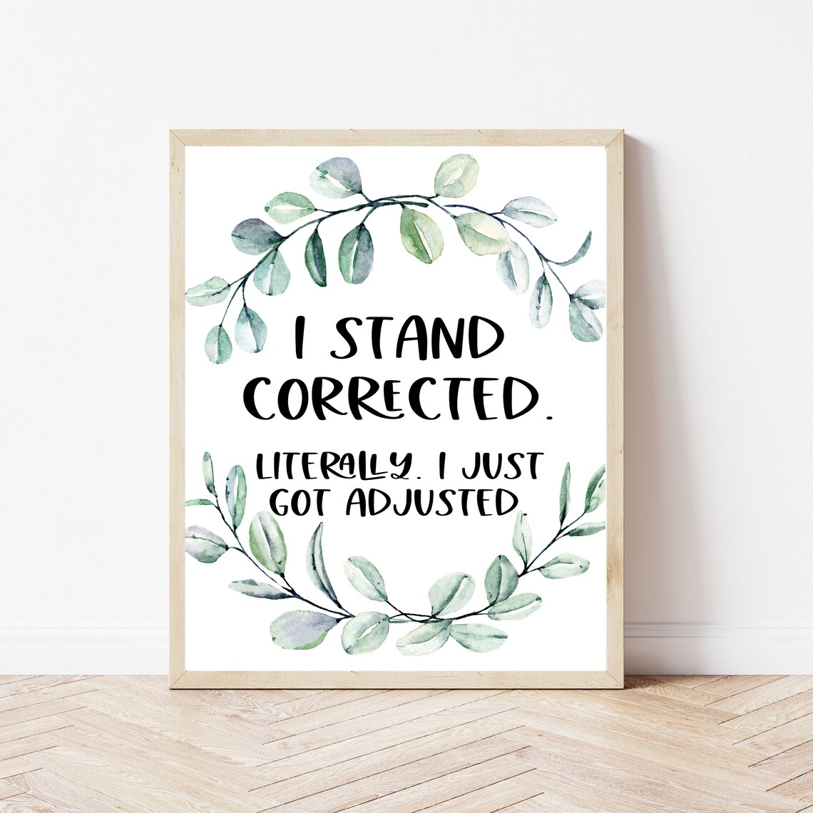 Chiropractor Office Decor Chiropractic Art Print