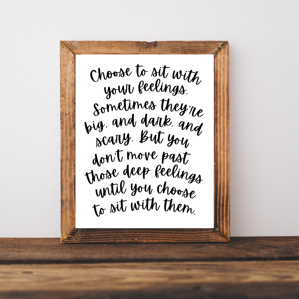 Therapist Office Decor Mental Health Gifts Art Print
