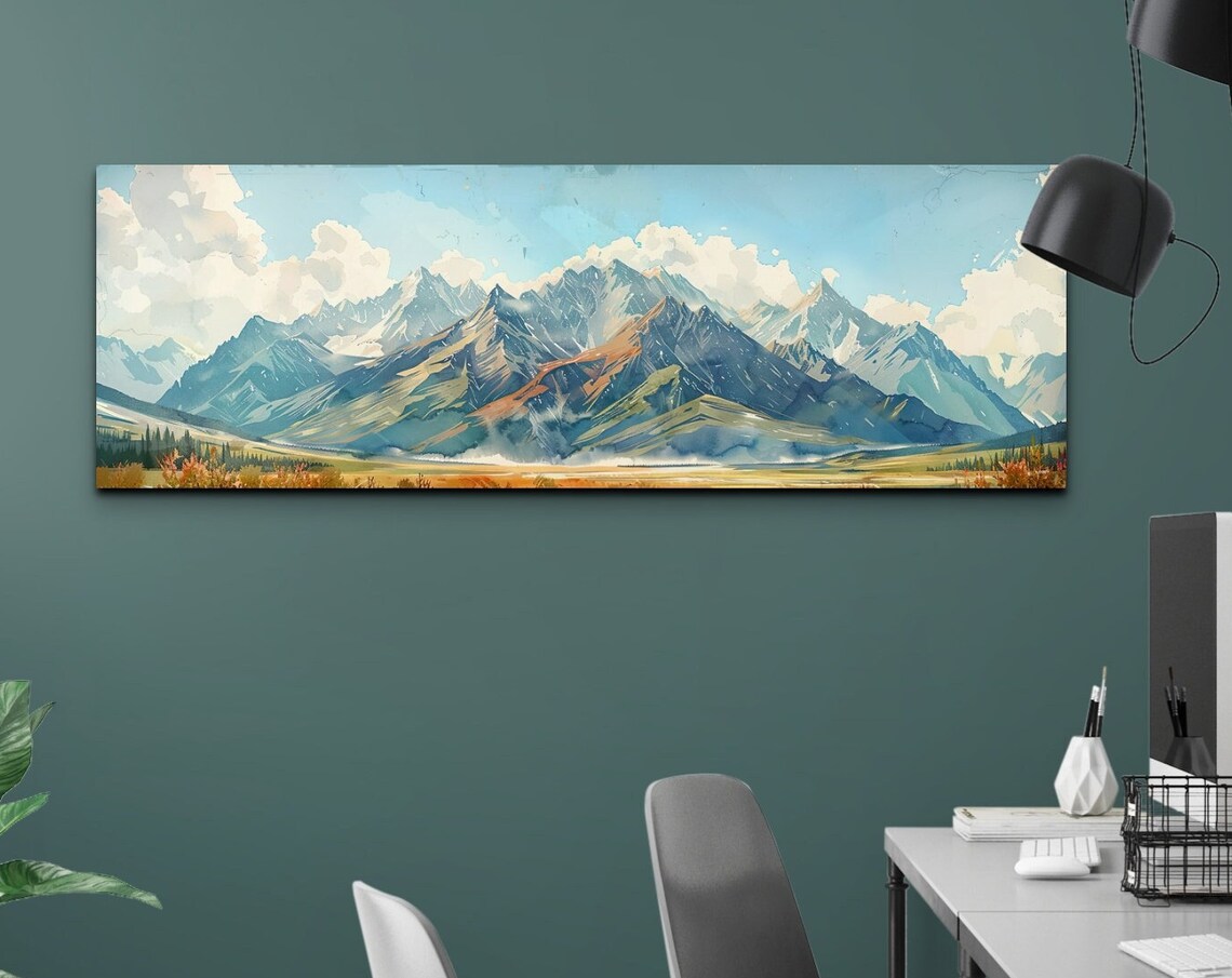 Brooks Mountain Range, Mid-Century Modern Scenery