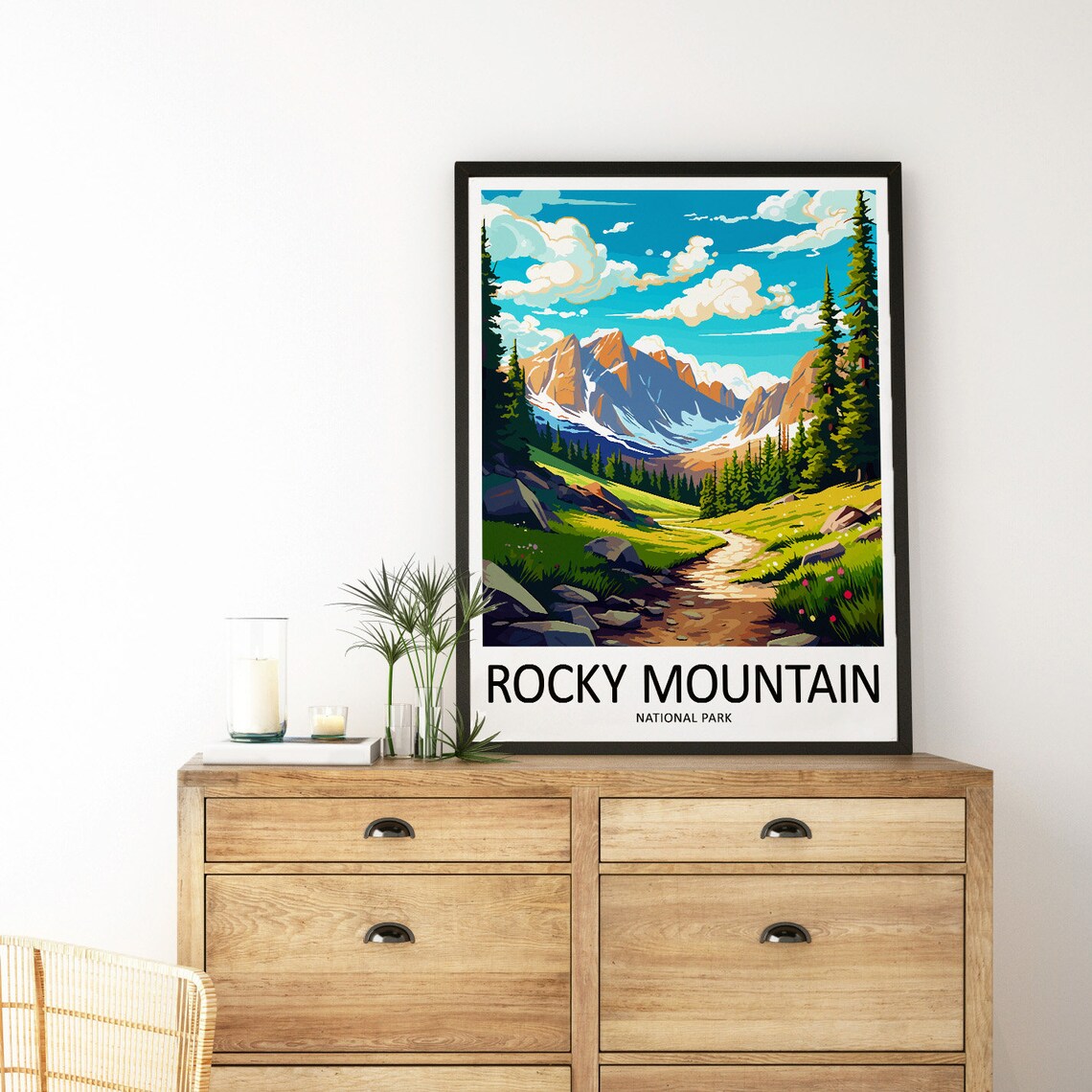 Rocky Mountain National Park Travel Poster - Image 3