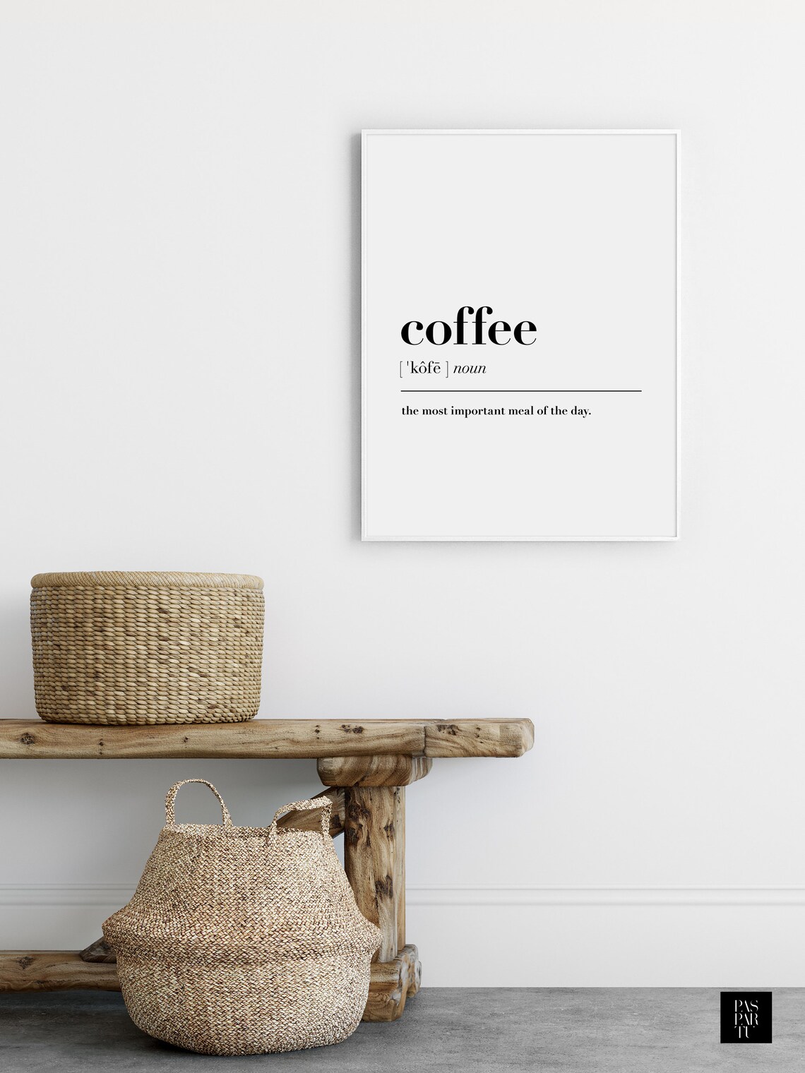 Coffee Definition - Funny Kitchen Art - Image 2