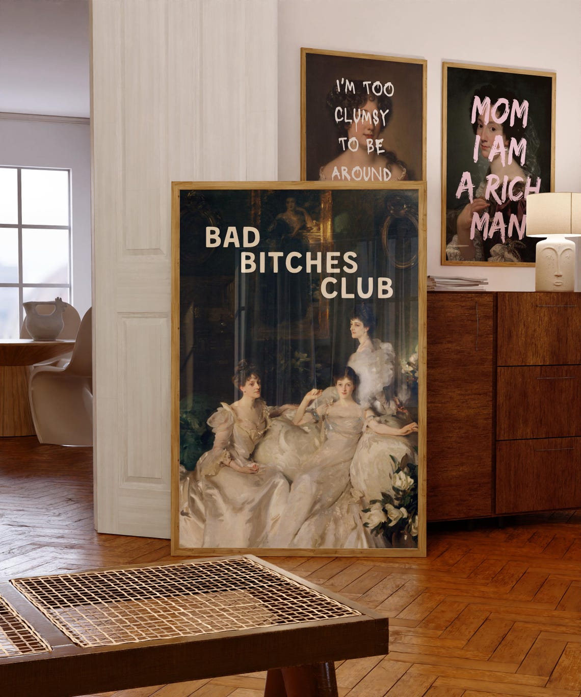 Bad Bitches Club Altered Wyndham Sisters Classic Portrait Poster - Image 8