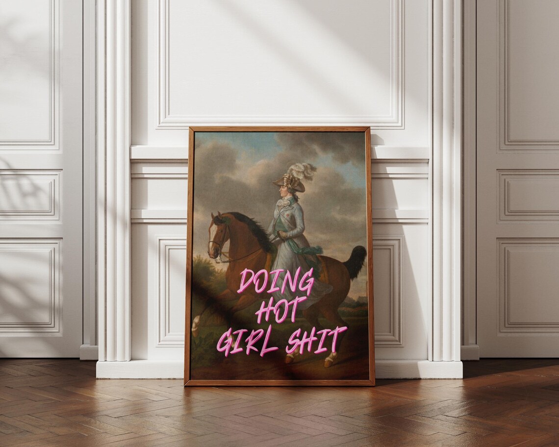 Feminist Altered Art Print, Maximalist Quirky Quote - Image 5