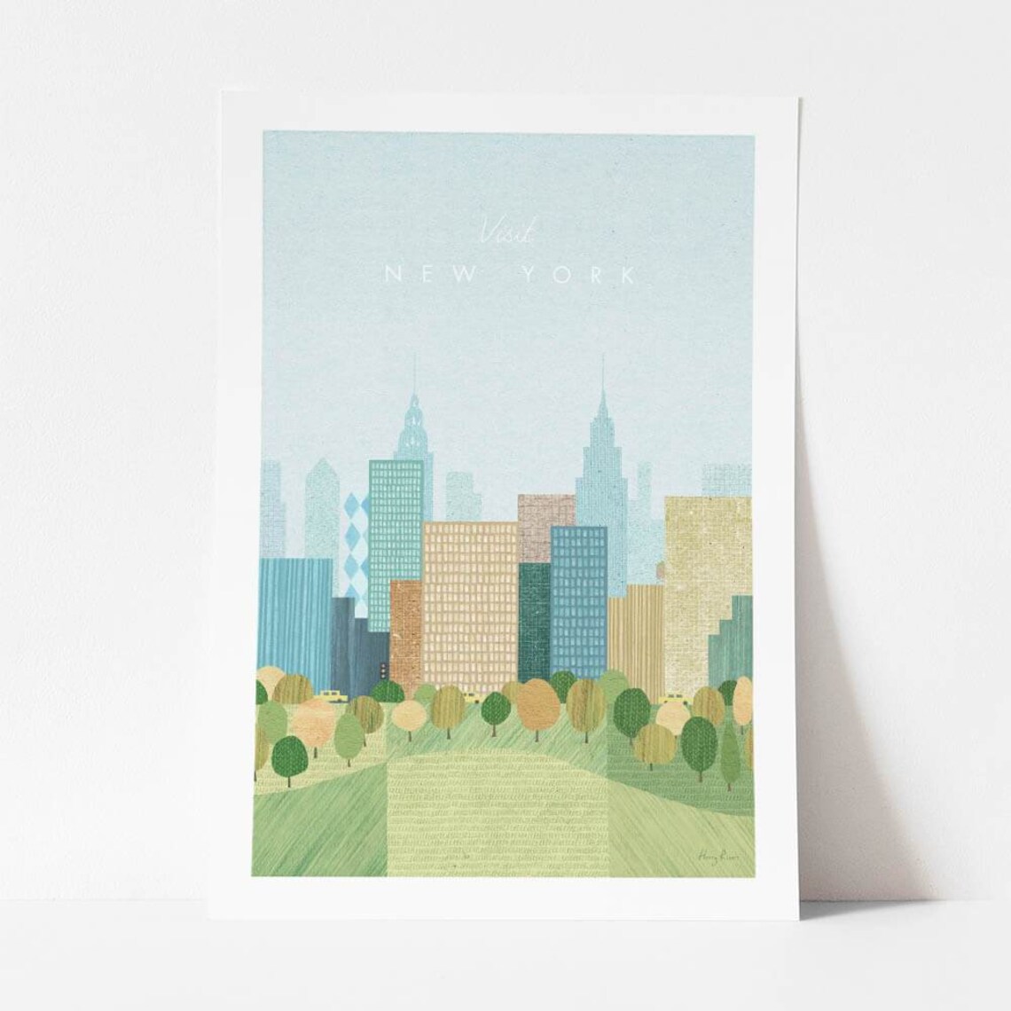 New York Vintage Travel Poster, Minimalist Travel Art - Image 4