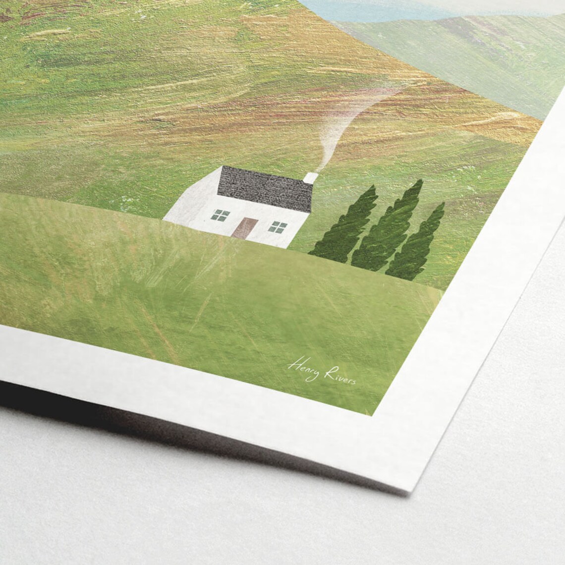 Glencoe by Henry Rivers, Scottish Highlands Travel Poster - Image 3