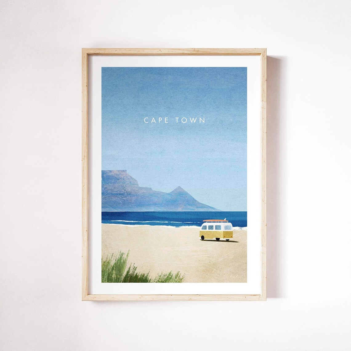 Cape Town South Africa Art Print by Henry Rivers