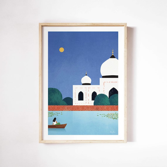 Taj Mahal Poster Print, Henry Rivers India