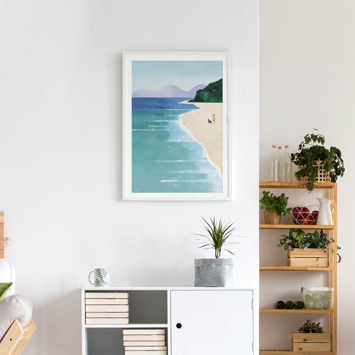 Beach Girl II by Henry Rivers, Coastal Poster - Image 4